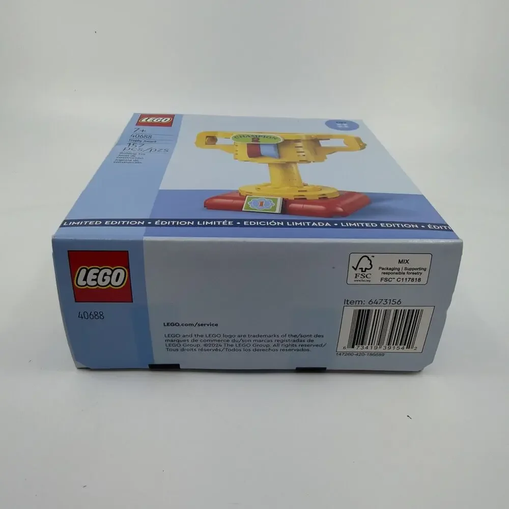 LEGO 40688 Trophy Award Customizable Limited Edition GWP New Sealed NIB 219pc